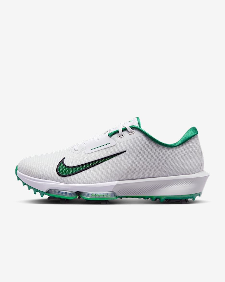 Tenis de golf (anchos) Nike Infinity Tour 2 - Blanco/Polvo fotón/Malaquita