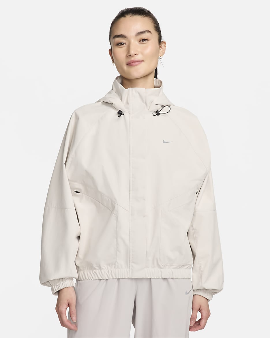 Nike Storm-FIT Swift Women's Running Jacket - Light Orewood Brown/Black