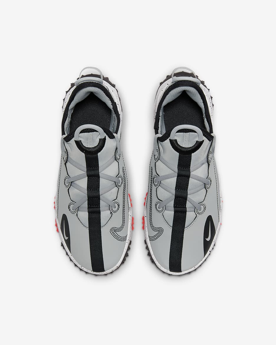 Nike Future Field Little/Big Kids' Cleats - Light Smoke Grey/Bright Crimson/White/Black