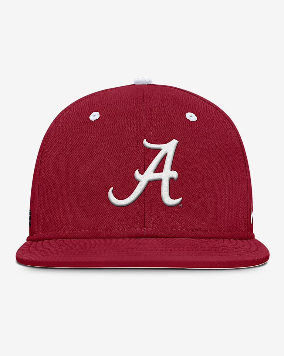 Alabama Crimson Tide Dugout True Men’s Nike Dri-FIT College Fitted Hat - Crimson