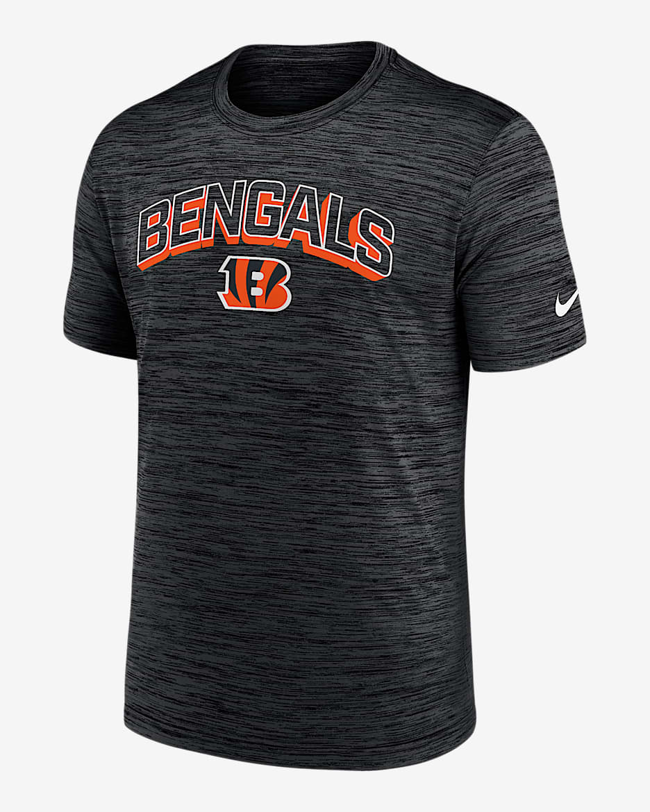 Cincinnati Bengals Velocity Men's Nike Dri-FIT NFL T-Shirt - Black