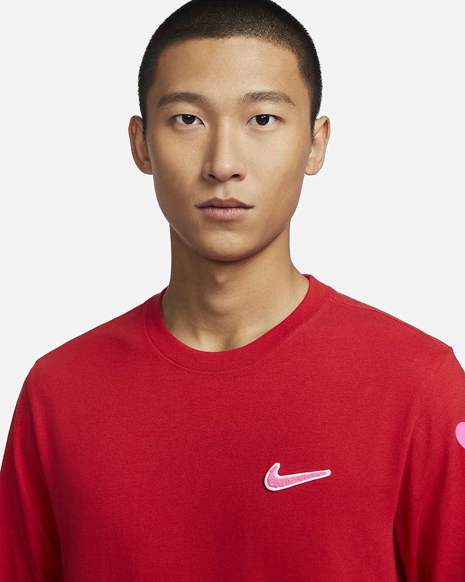 Nike Sportswear 長袖 T 恤 - University Red