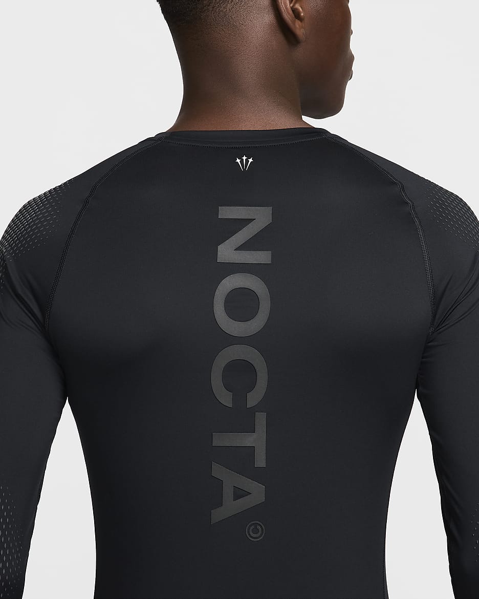 NOCTA Men's Long-Sleeve Base Layer Top - Black/White/Anthracite/White