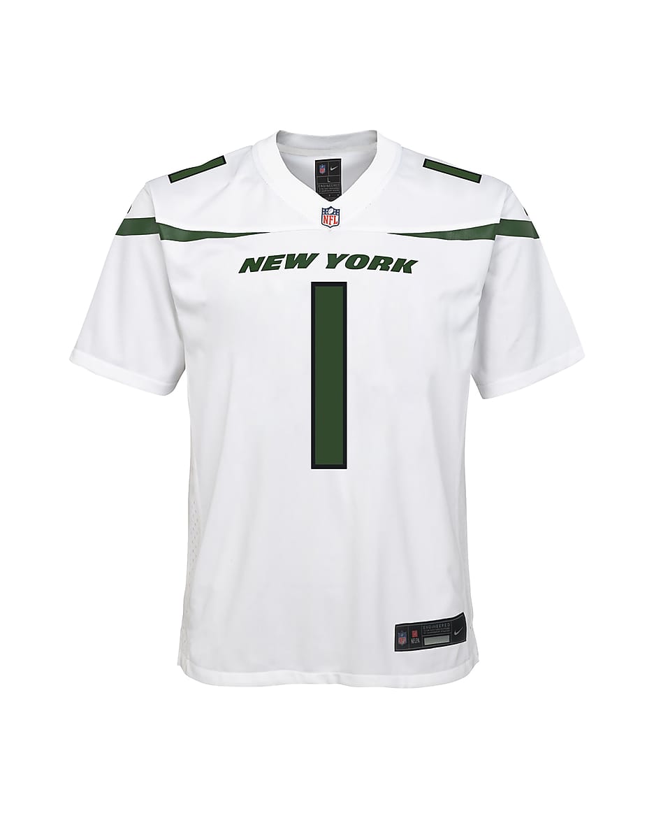 Sauce Gardner New York Jets Big Kids' Nike NFL Game Jersey - White