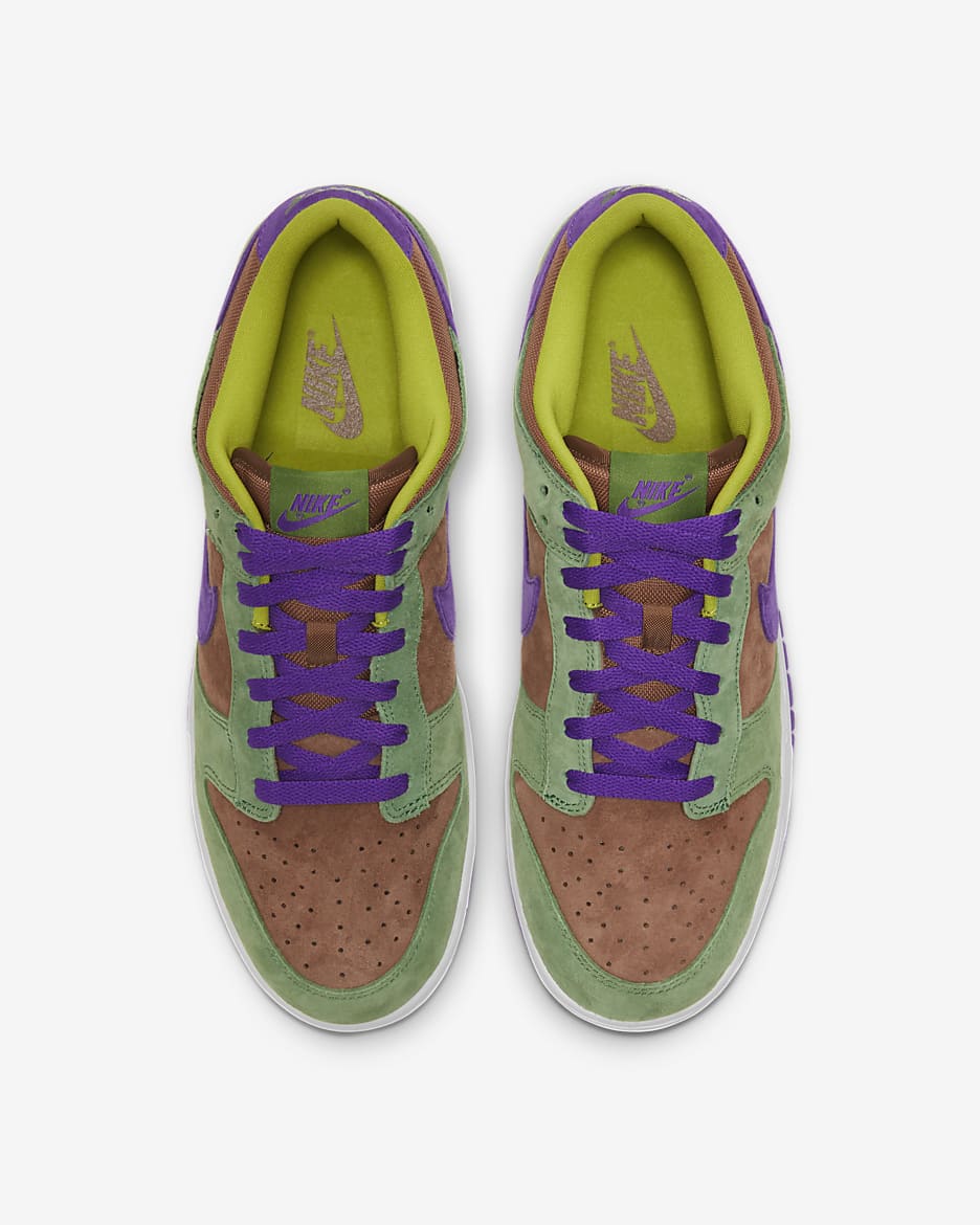 Nike Dunk Low SP Shoes - Veneer/Autumn Green/Deep Purple