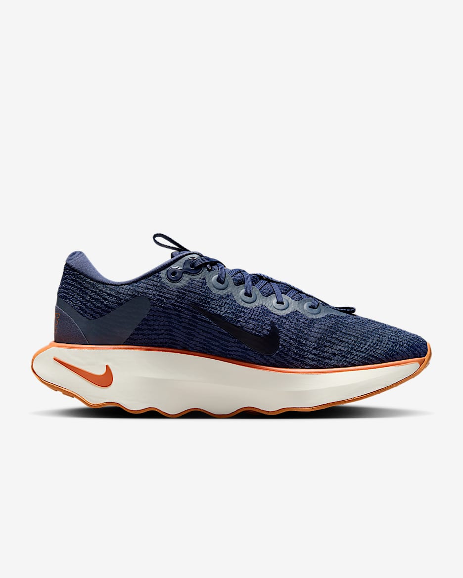 Nike Motiva Men's Walking Shoes - Thunder Blue/Midnight Navy/Healing Orange/Thunder Blue