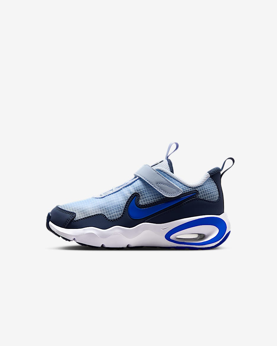 Nike Air Max Nova Younger Kids' Shoes - Football Grey/Thunder Blue/Hyper Royal