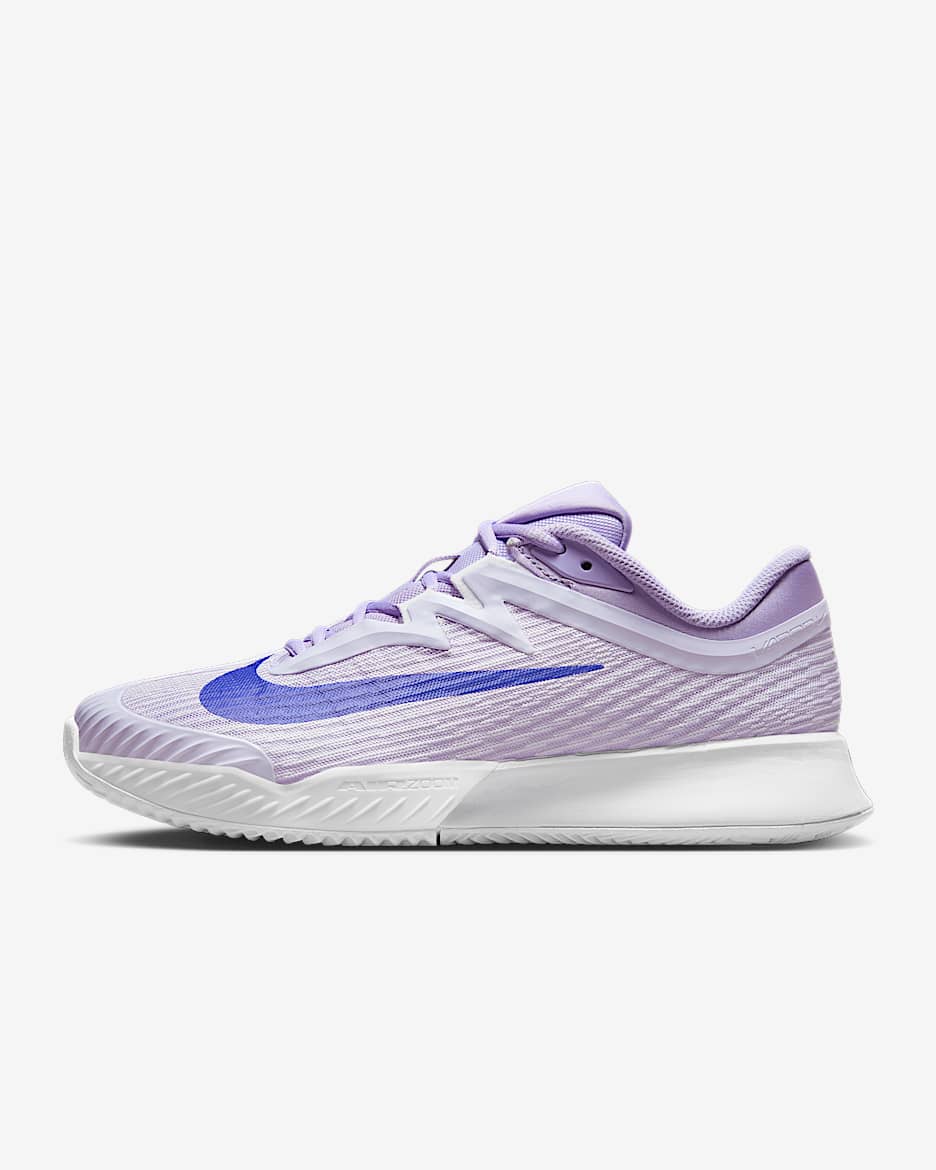 Nike Vapor Pro 3 Women's Clay Court Tennis Shoes - Amethyst Tint/Hydrangeas/White/Deep Night