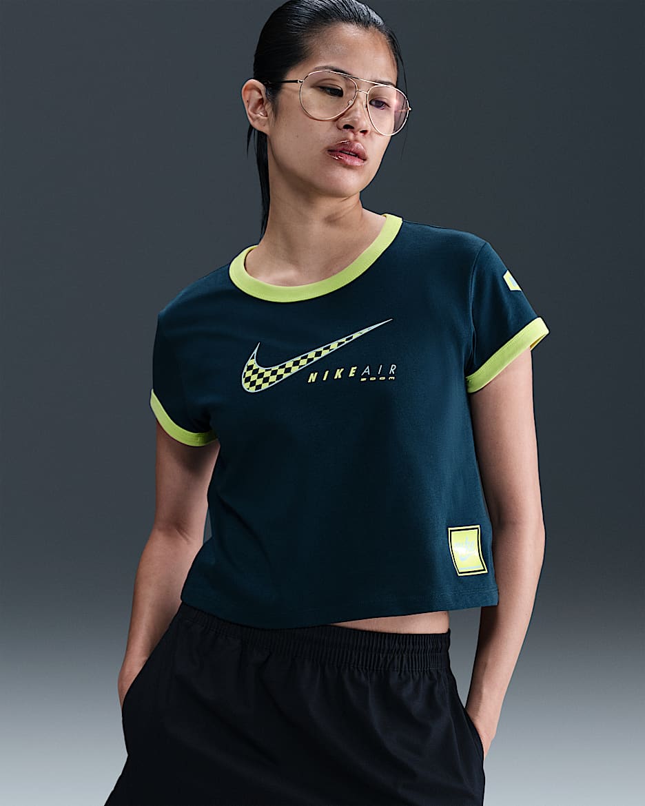 ナイキ スポーツウェア クラブ ウィメンズ ショートスリーブ Tシャツ - アーモリーネイビー