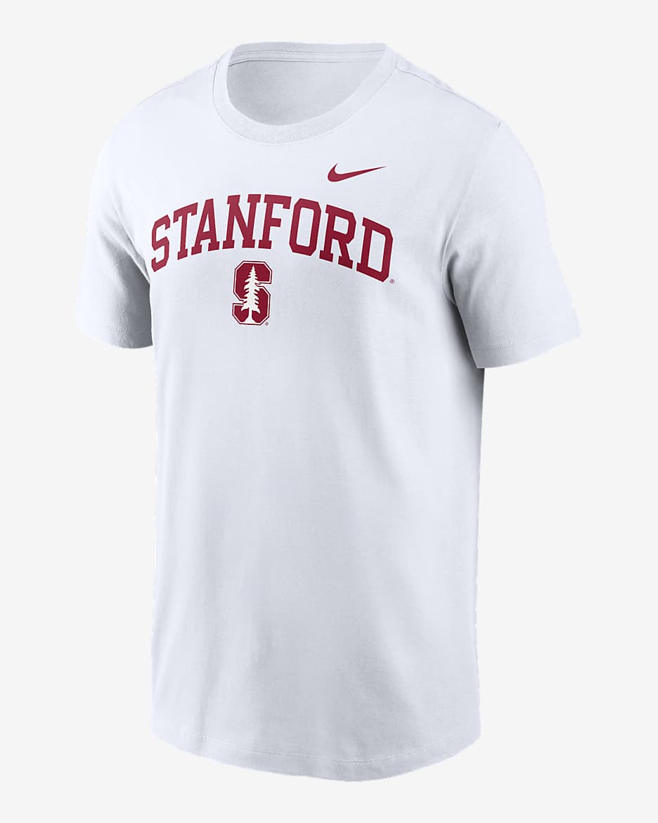 Men's Nike College T-Shirt Stanford Cardinal Blitz - White