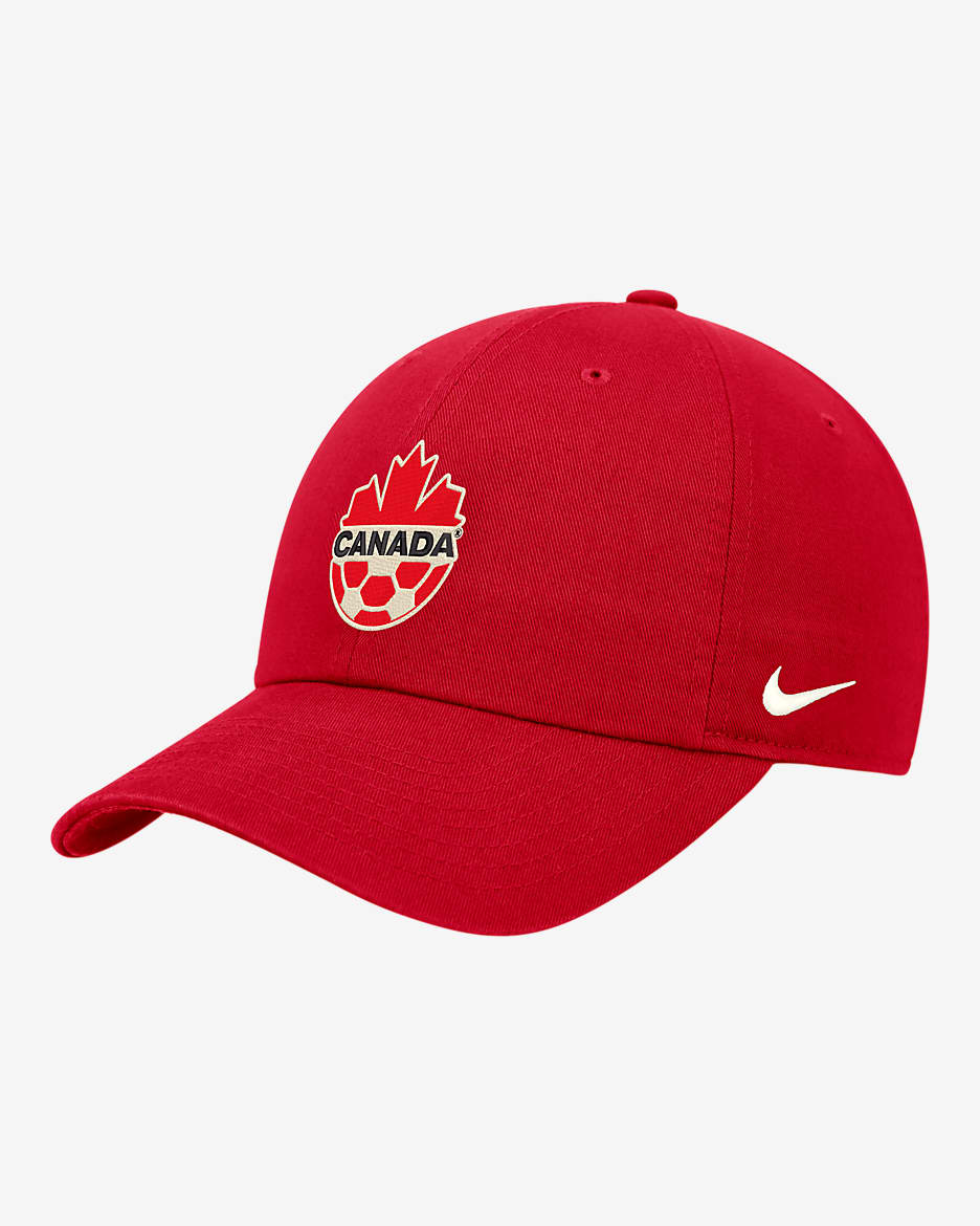 Gorra de fútbol Nike de Canadá Club - Rojo universitario