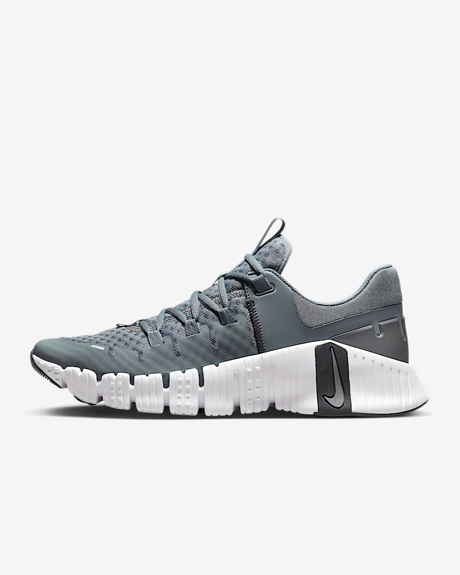 รองเท้าออกกำลังกายผู้ชาย Nike Free Metcon 5 - Smoke Grey/Iron Grey/ดำ/Smoke Grey