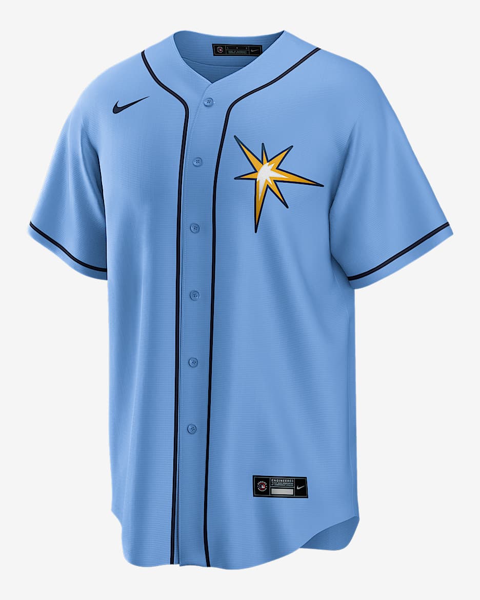 Tampa Bay Rays Men's Nike MLB Replica Jersey - Light Blue