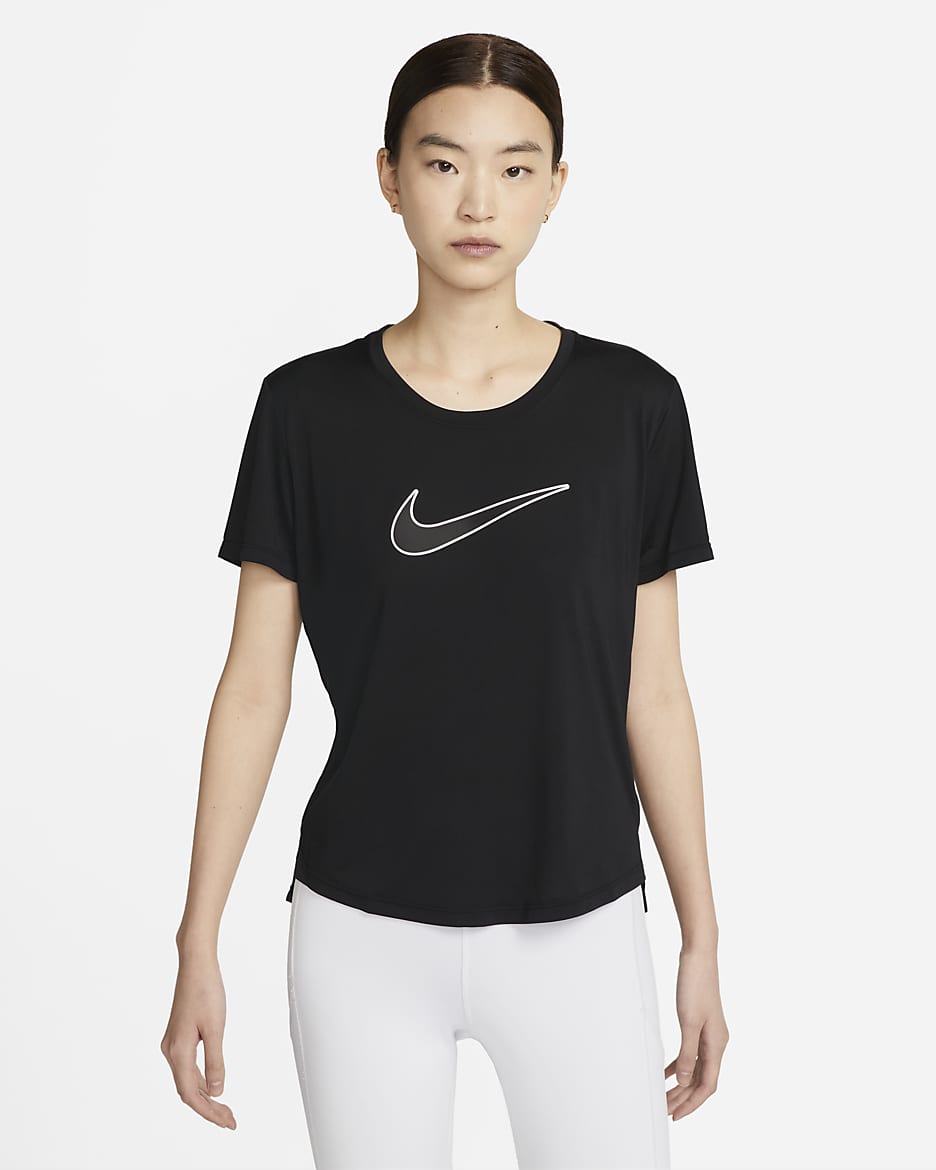 Nike Women's Running Top - Black/Black/White