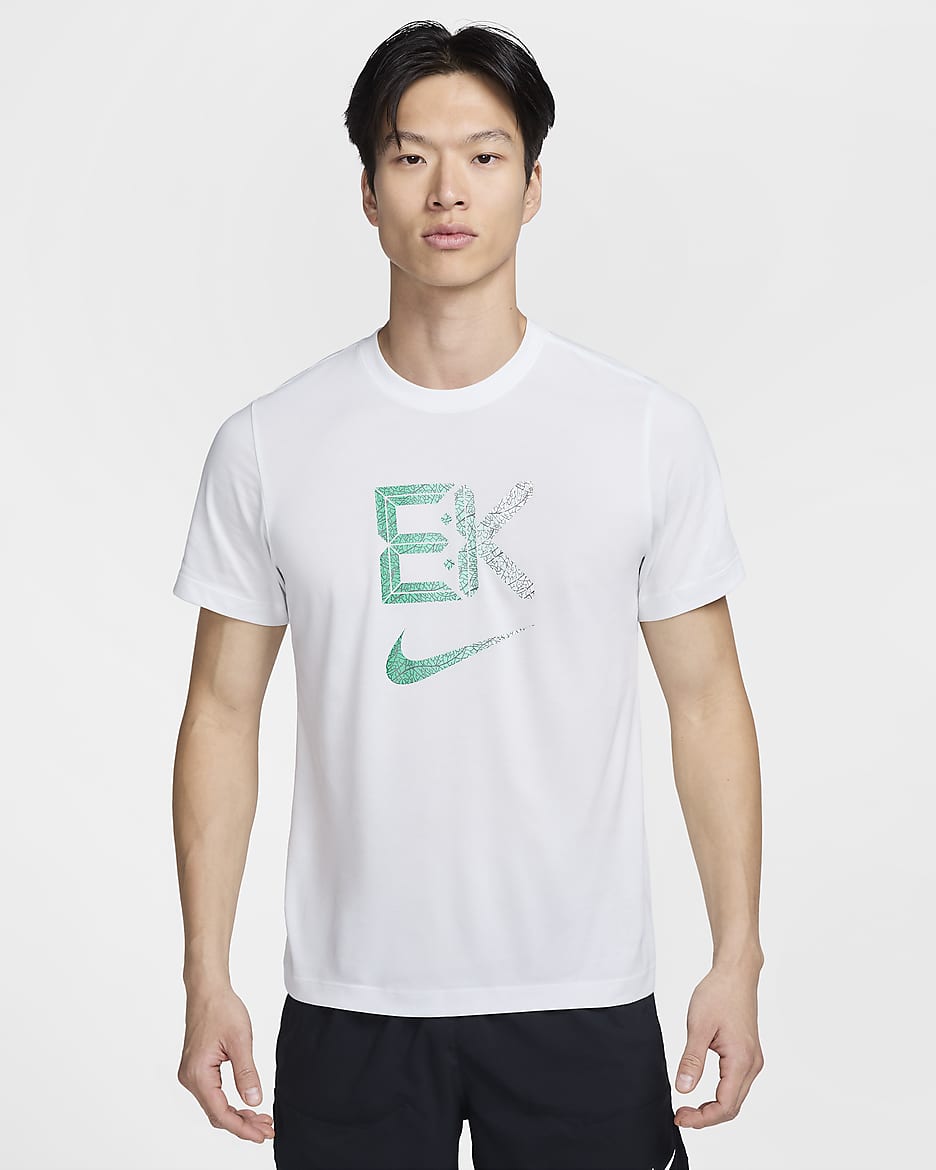 Nike Men's Dri-FIT Running T-Shirt - Summit White