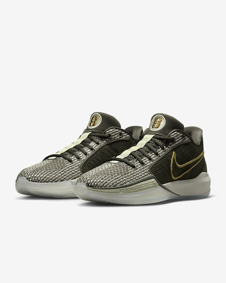 Scarpa da basket Sabrina 1 "Dedication" - Cargo Khaki/Olive Aura/Oro metallizzato