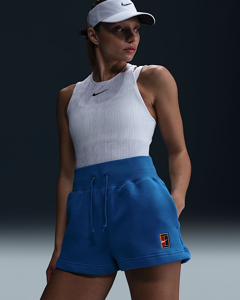 NikeCourt Phoenix Fleece Women's High-Waisted Loose Shorts