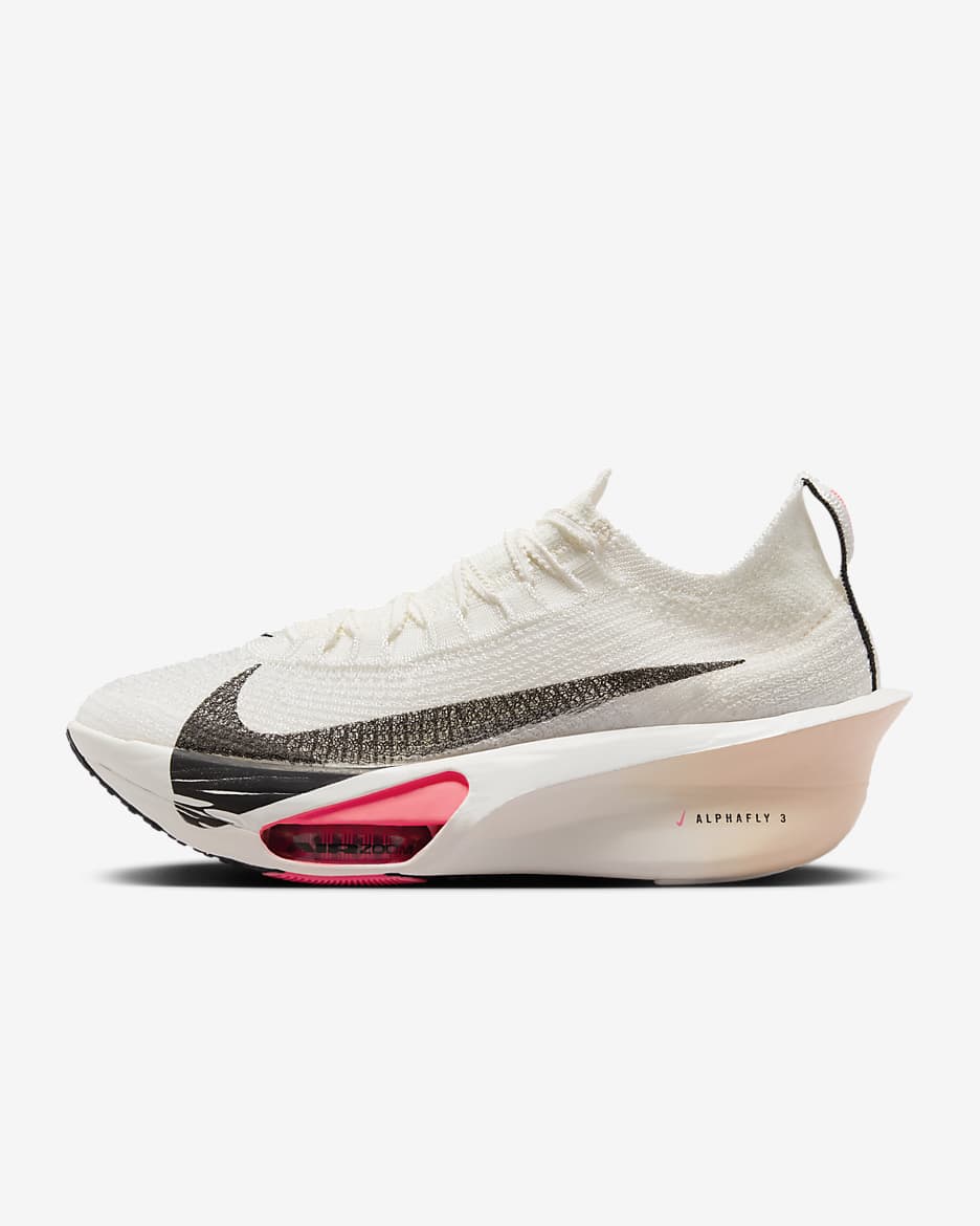 Nike Alphafly 3 Women's Road Racing Shoes - Sail/Crimson Tint/Guava Ice/Black