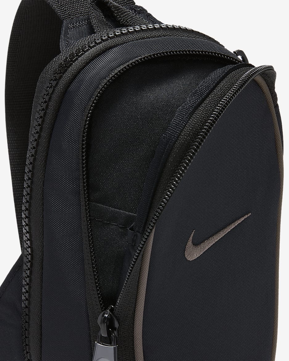 Torba przez ramię Nike Sportswear Essentials (1 l) - Czerń/Czerń/Ironstone