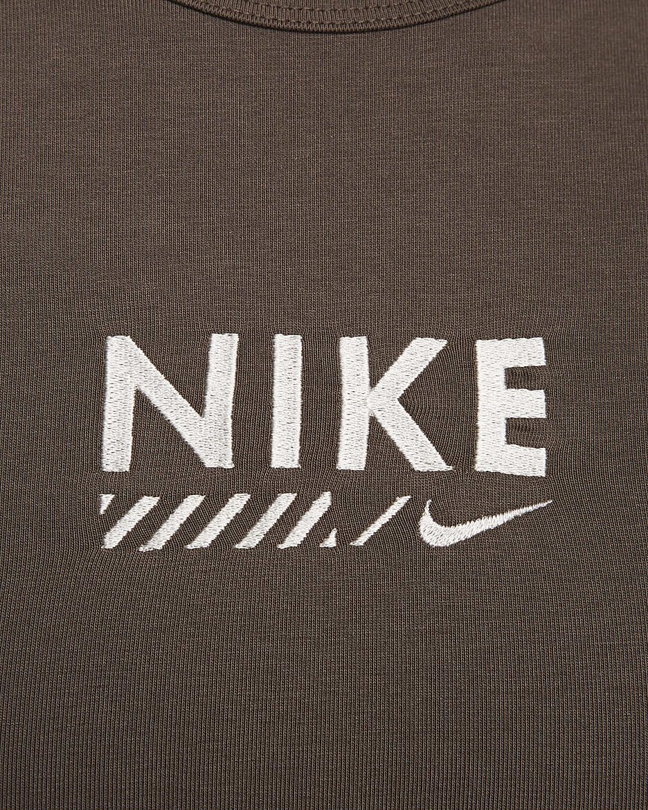 Nike Sportswear Kurz-T-Shirt für Damen - Ironstone