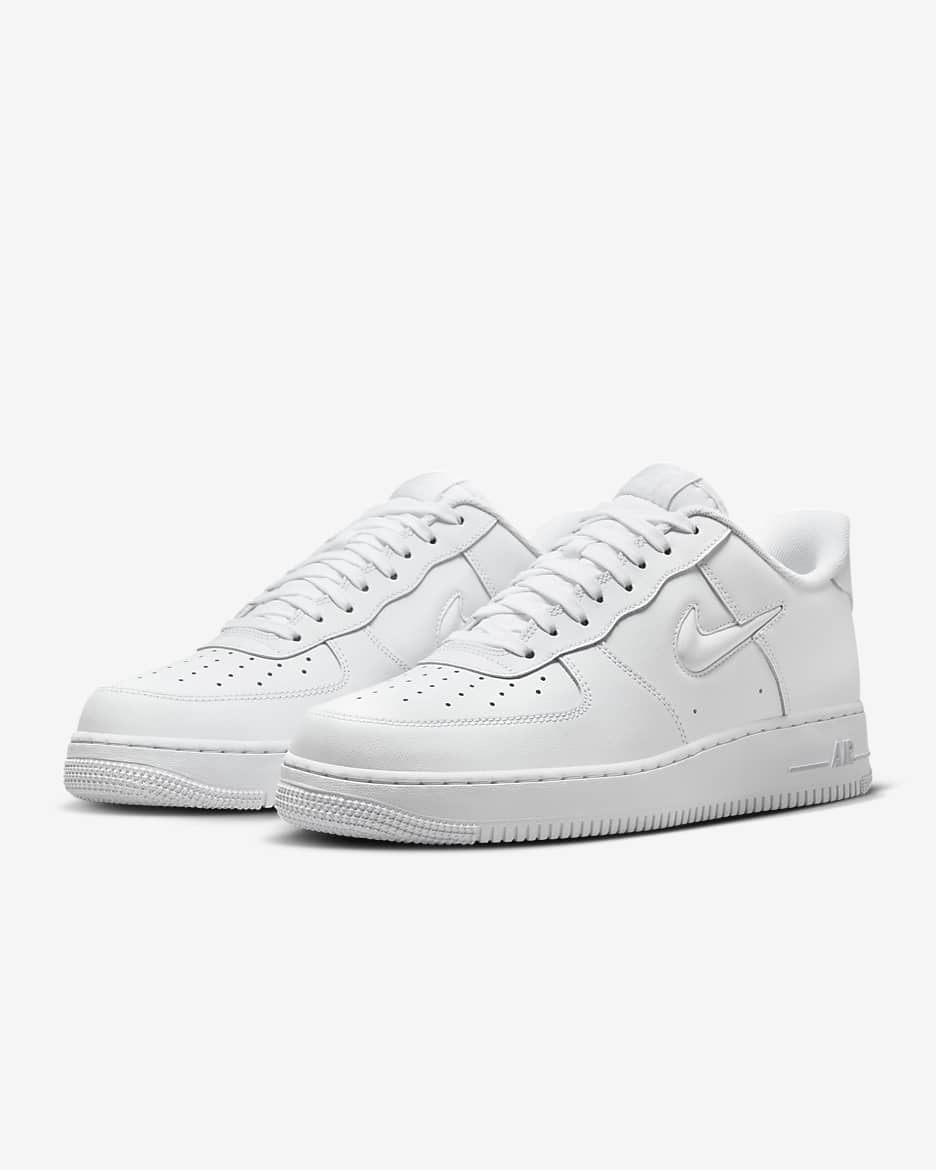 Nike Air Force 1 sko til herre - Hvit/Dark Smoke Grey