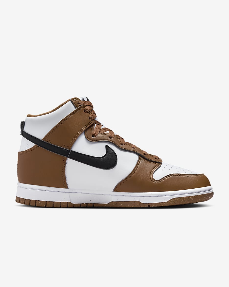 Nike Dunk High Next Nature Women's Shoes - Light British Tan/White/Black