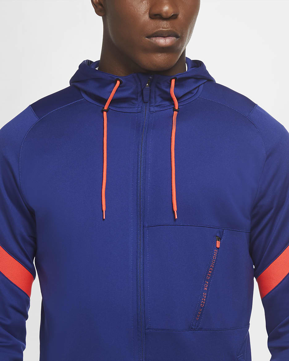 Nike Dri-FIT Strike Men's Knit Football Tracksuit - Deep Royal Blue/Deep Royal Blue/Bright Crimson/White