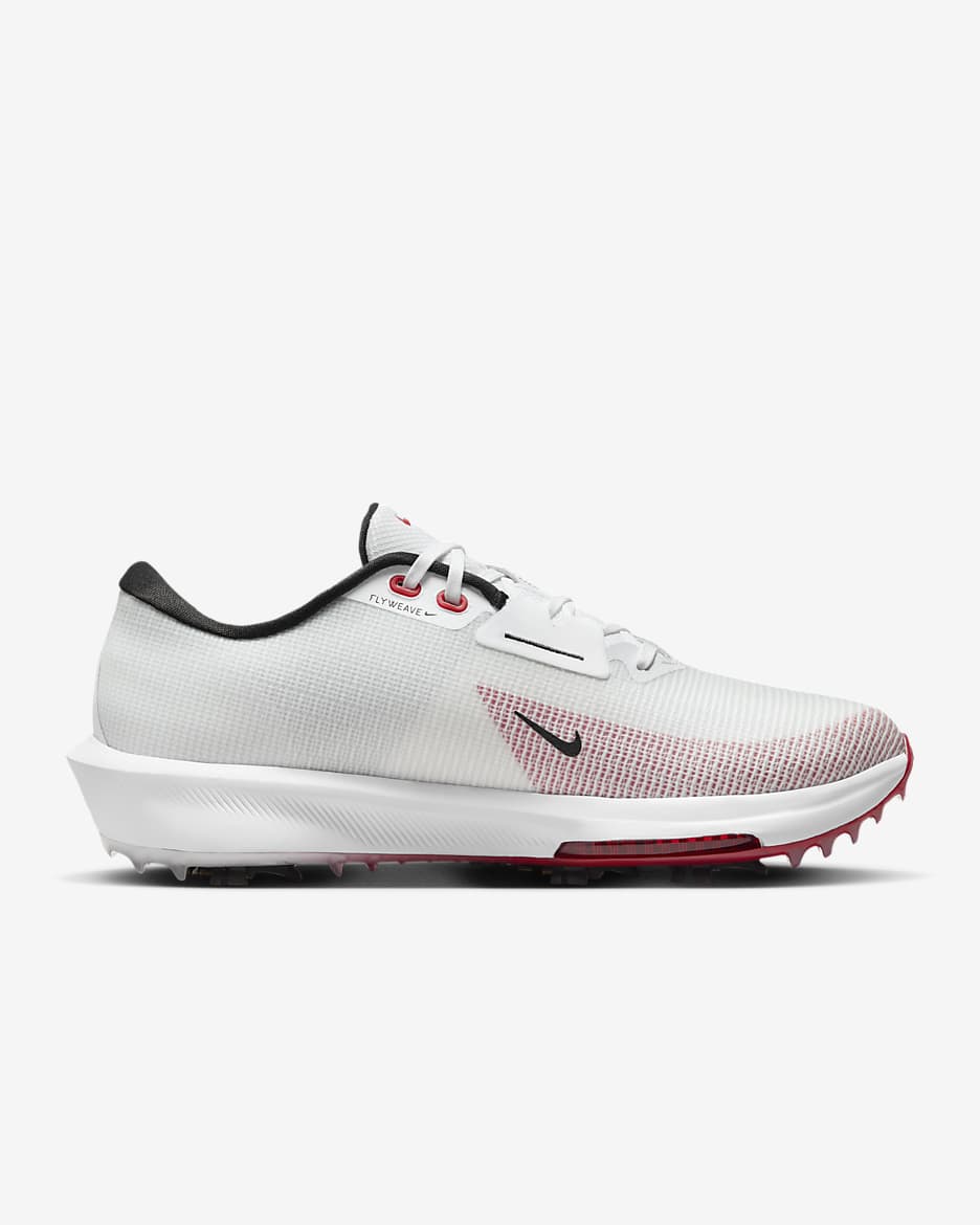 Nike Air Zoom Infinity Tour 2 Golf Shoes (Wide) - White/University Red/Pure Platinum/Black