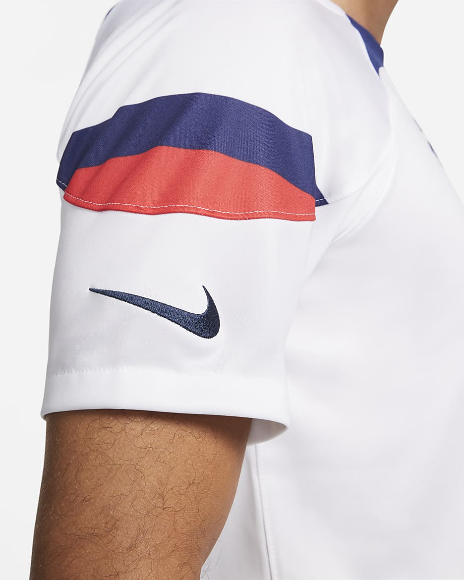 U.S. 2022/23 Stadium Home Men's Nike Dri-FIT Soccer Jersey - White/Loyal Blue/Loyal Blue