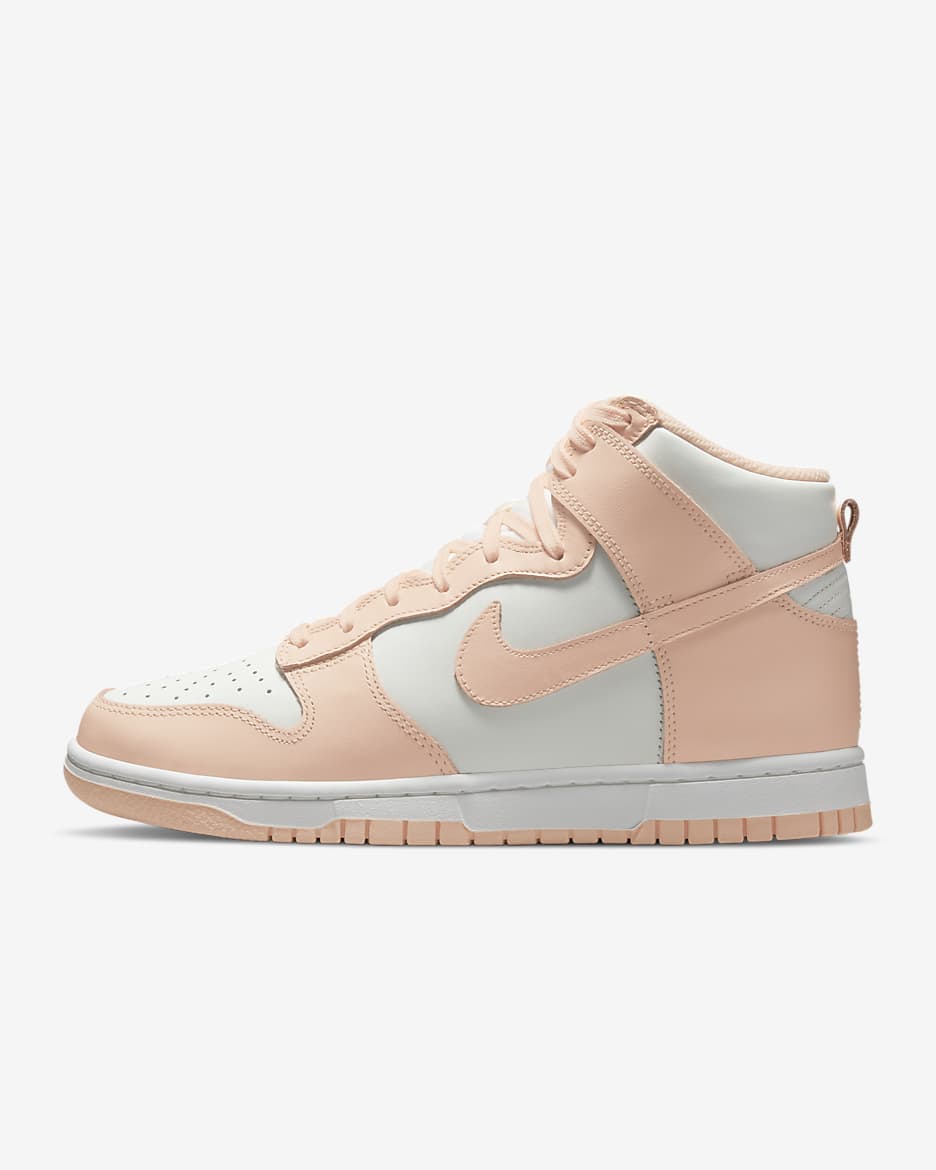 Nike Dunk High Women's Shoes - Sail/Sail/Crimson Tint