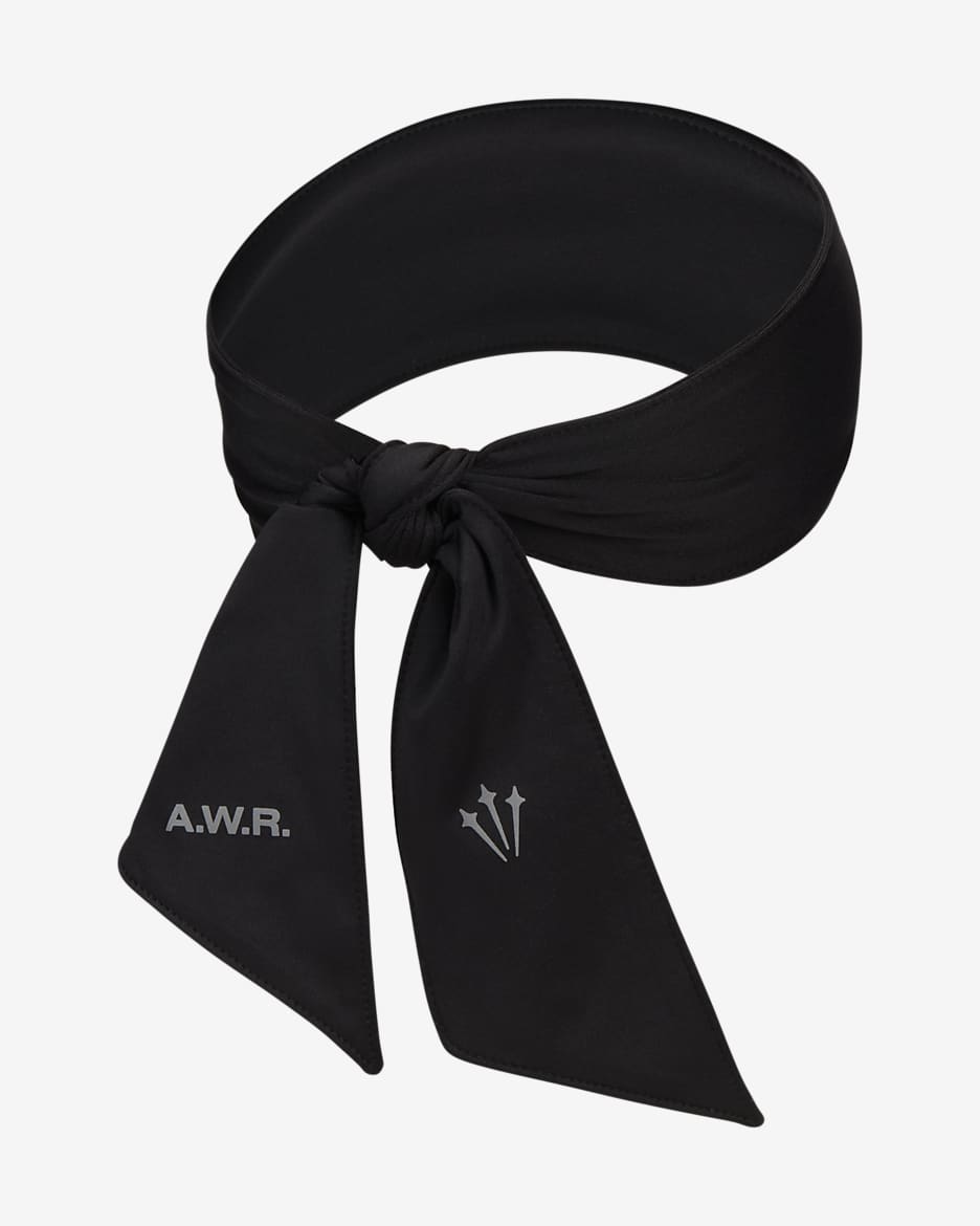 Nike Dri-FIT Reflective Head Tie - Black