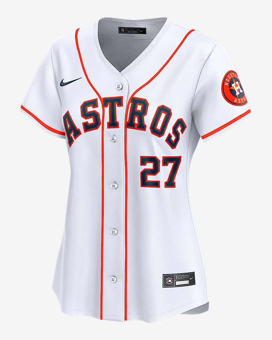 Jersey Nike Dri-FIT ADV de la MLB Limited para mujer José Altuve Houston Astros - Blanco