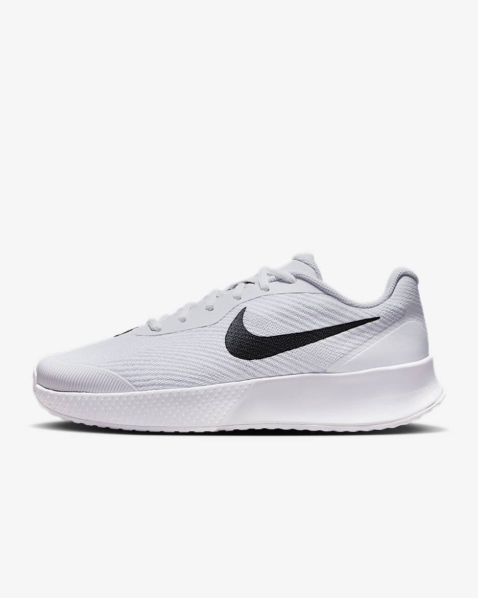 Tenis de tenis para cancha dura para mujer Nike Vapor Lite 3 - Blanco/Negro