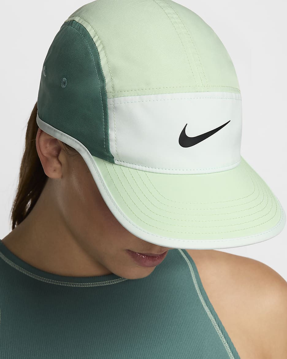 Εύκαμπτο καπέλο jockey με σχέδιο Swoosh Nike Dri-FIT Fly - Vapor Green/Barely Green/Bicoastal/Μαύρο