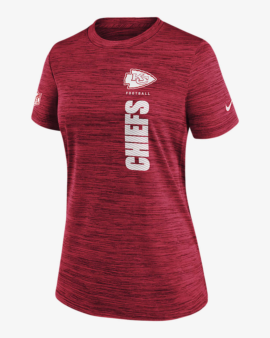 Kansas City Chiefs Velocity Women's Nike Dri-FIT NFL T-Shirt - Red