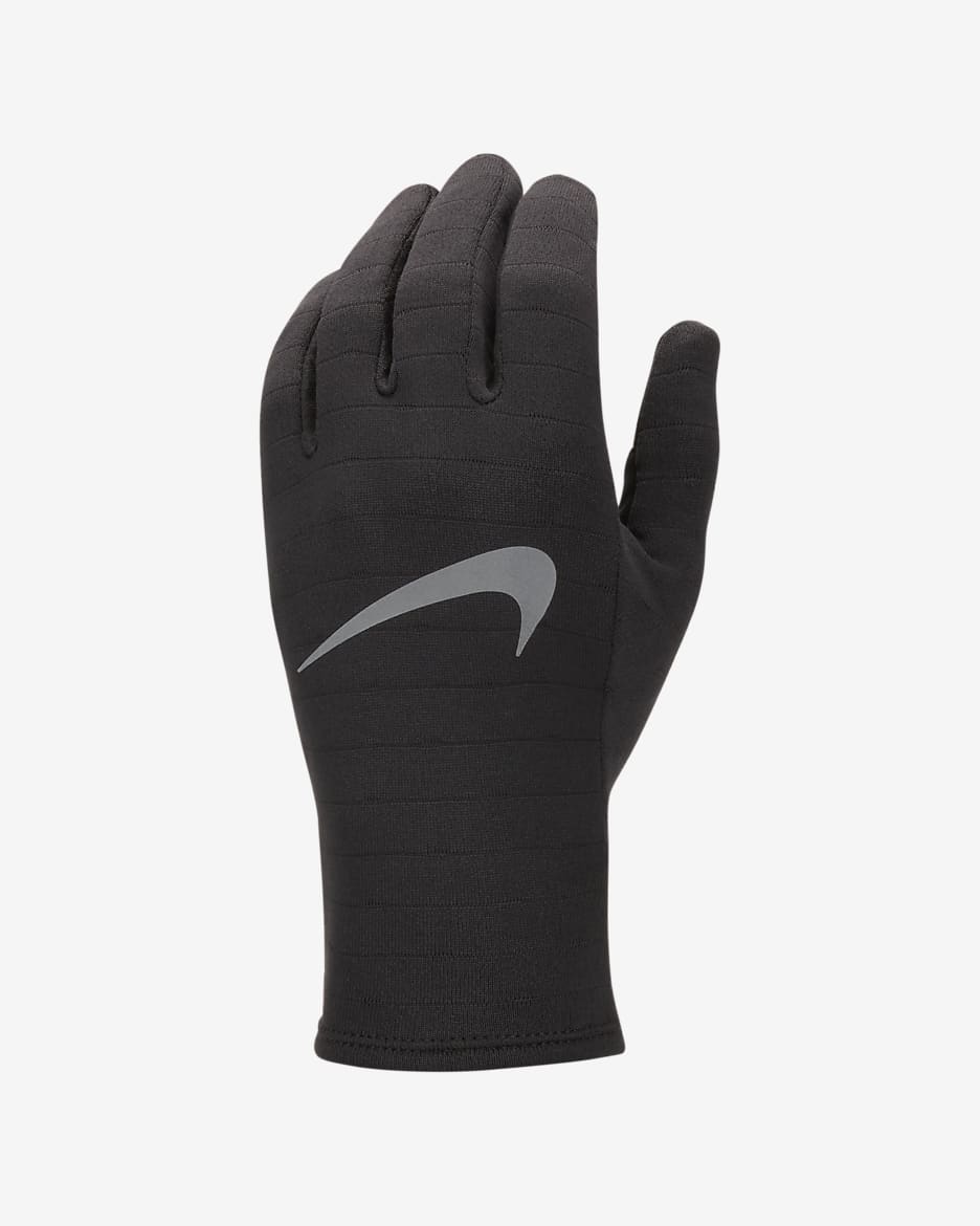 Nike Sphere Men's Running Gloves - Black/Black/Silver