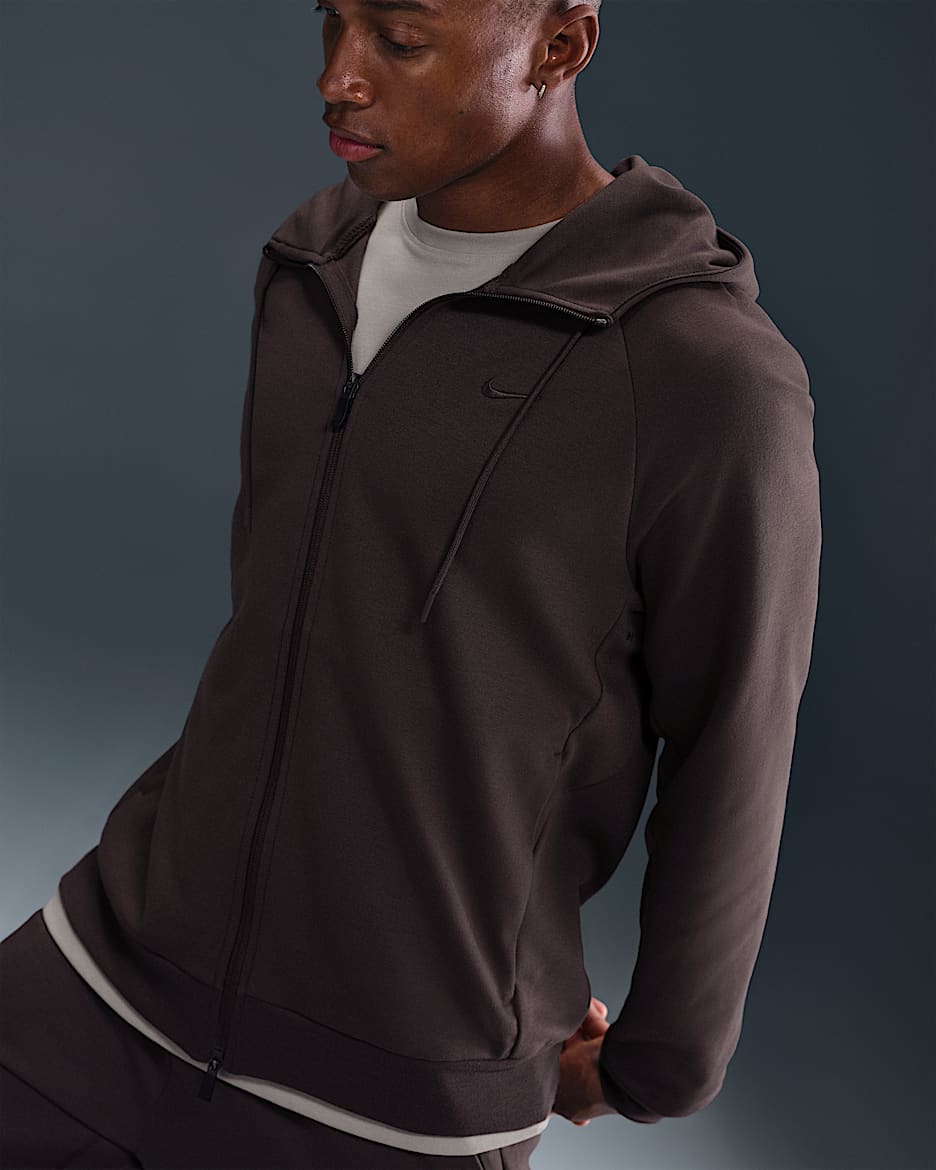 Nike Primary Fleece Men's Dri-FIT UV Full-Zip Performance Hoodie