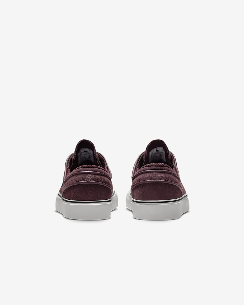 Nike SB Stefan Janoski 大童滑板鞋 - Burgundy Crush/Burgundy Crush/Sail/黑色