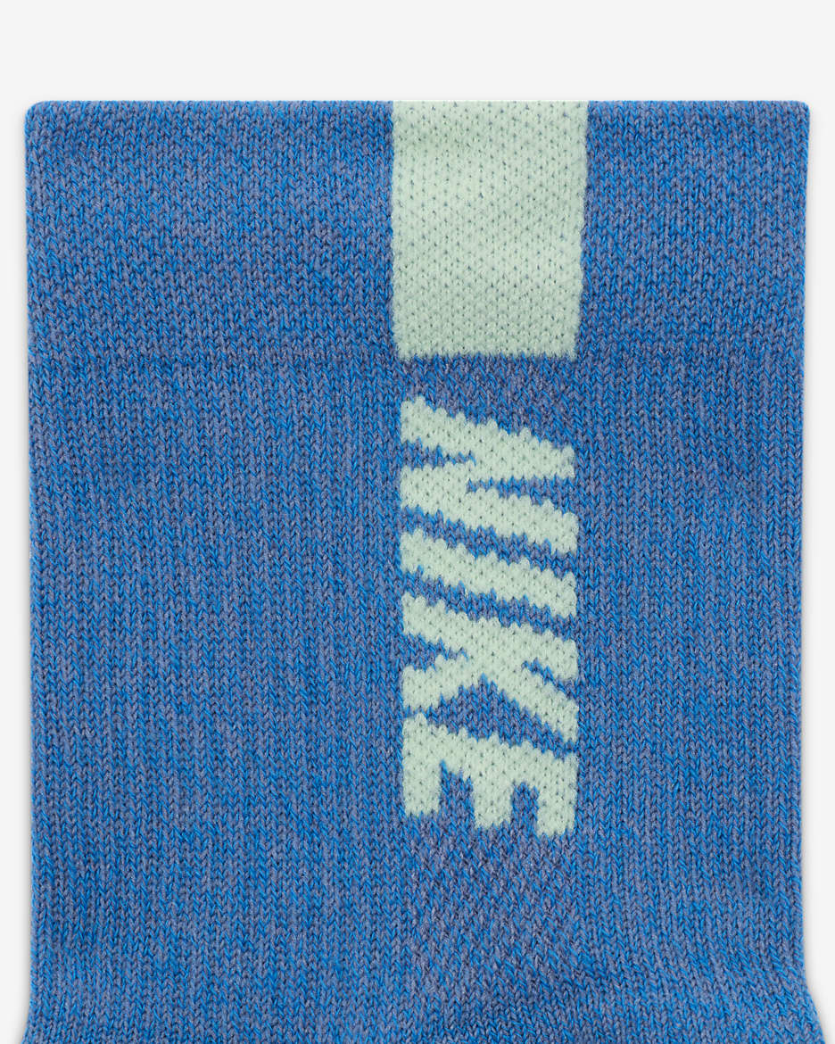 Nike Multiplier Running Ankle Socks (2 Pairs) - Multi-Colour