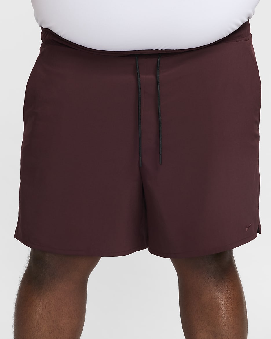 Nike Unlimited Men's Dri-FIT 18cm (approx.) Unlined Versatile Shorts - Burgundy Crush/Black/Burgundy Crush