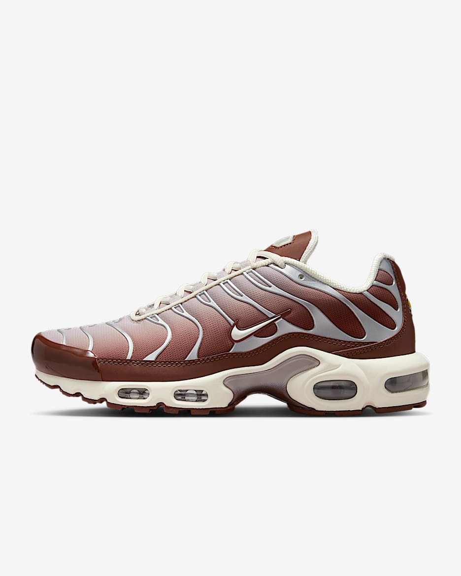 Nike Air Max Plus Kadın Ayakkabısı - Fauna Brown/College Grey/Metallic Silver/Soft Pearl