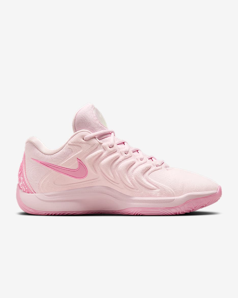 Tenis de básquetbol KD17 "Aunt Pearl" - Espuma rosa/Rosa extremo