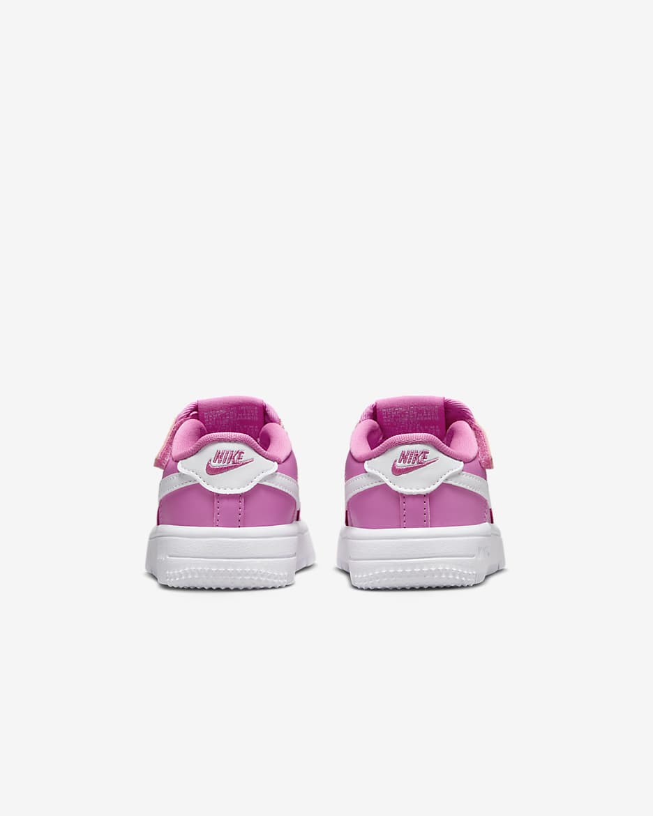 Chaussure Nike Force 1 Low EasyOn pour bébé et tout-petit - Playful Pink/Blanc