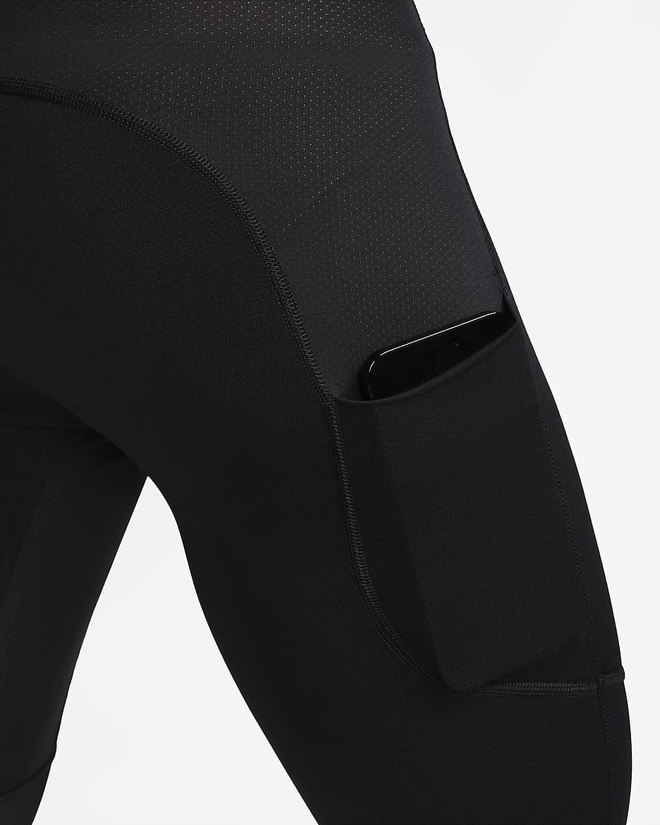 Nike Pro Warm Men's Tights - Black/White