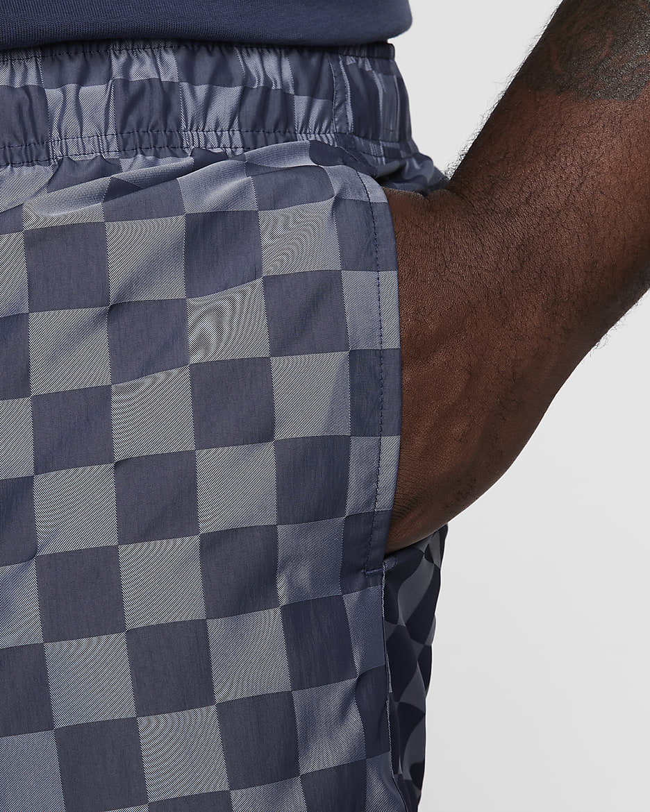 Nike Club Men's Flow Shorts - Midnight Navy/White