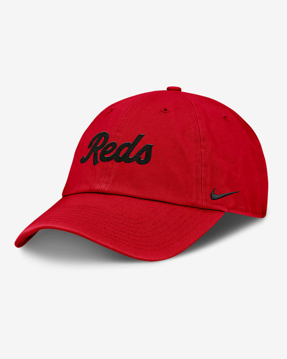 Gorra Nike de la MLB ajustable para hombre Cincinnati Reds Club - Rojo gimnasio