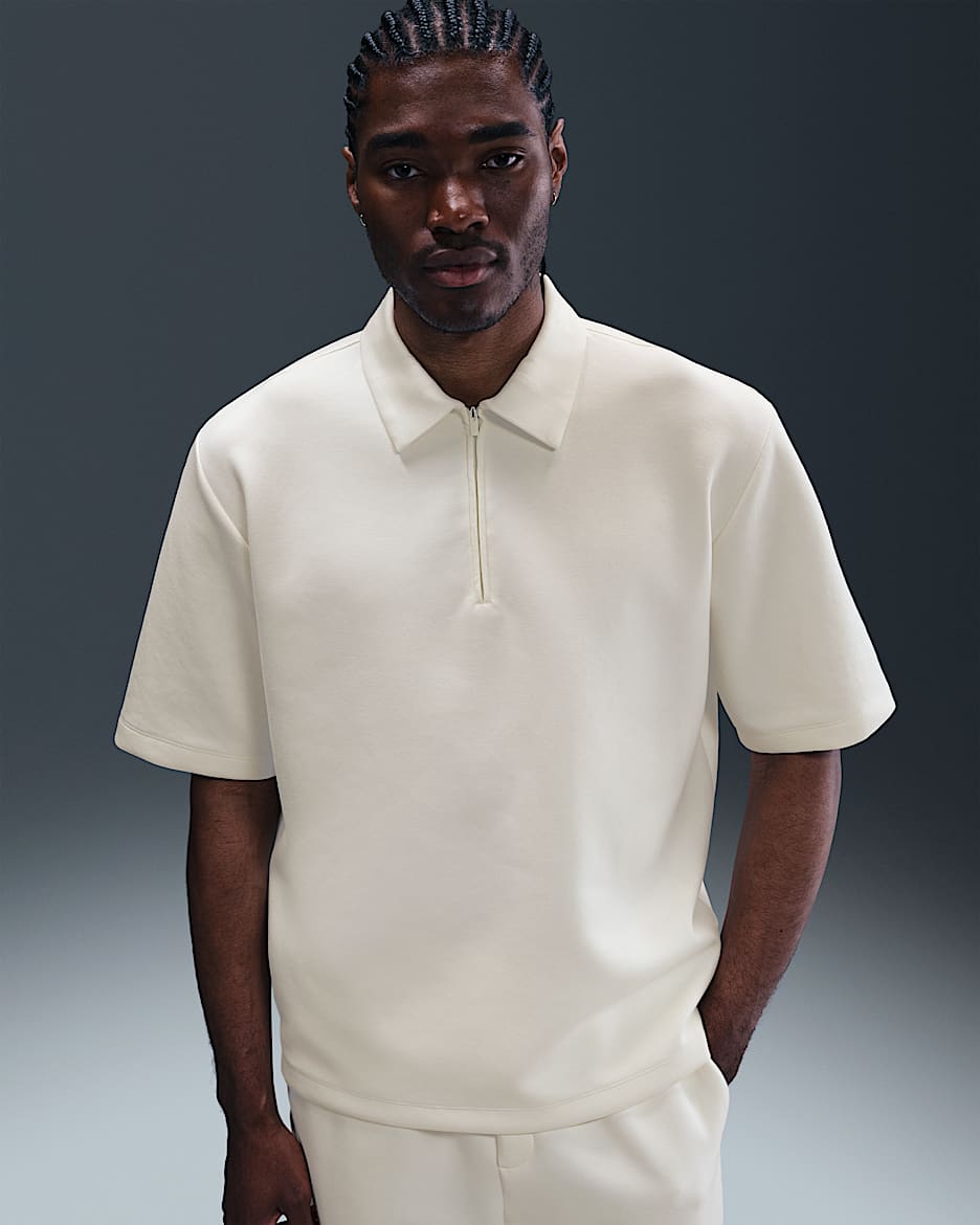 Ανδρική μπλούζα πόλο Dri-FIT Nike 24.7 ImpossiblySoft - Sail/Light Bone