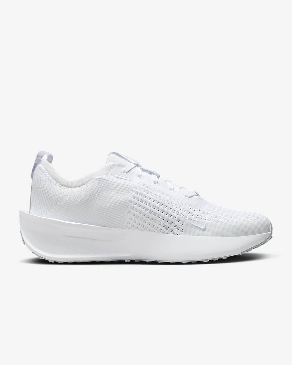 Nike Interact Run Women's Road Running Shoes - White/Wolf Grey/Pure Platinum