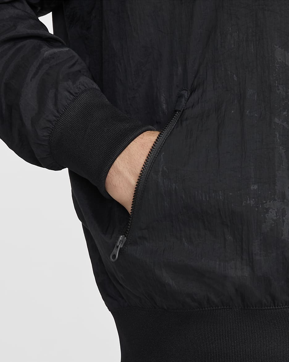 Veste de breakdance Windrunner doublée Nike Sportswear pour homme - Noir