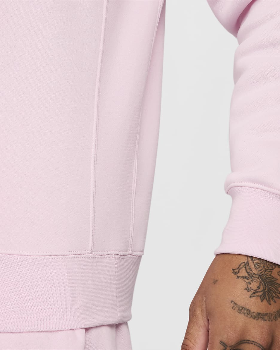 Nike Sportswear Club Fleece Men's Crew - Pink Foam/White